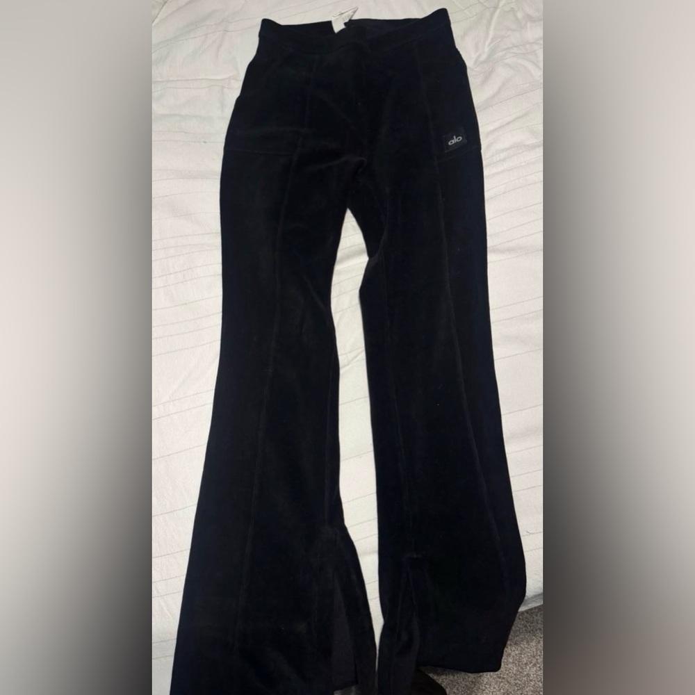ALO YOGA Micro Corduroy High Waist Flare Pants